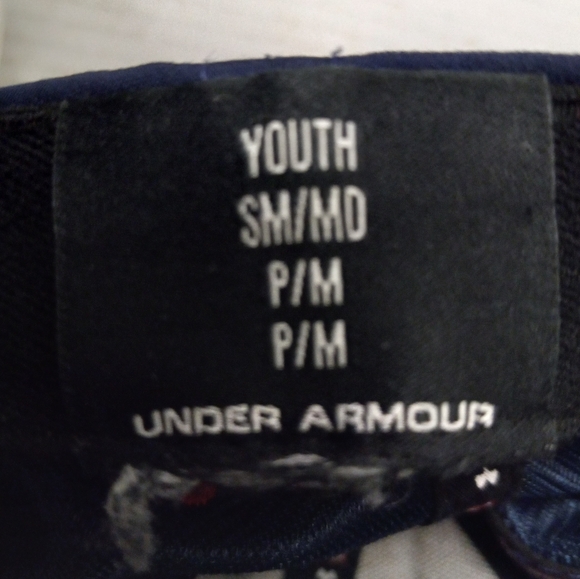 Marvel Under Armour Captain America Avengers Blue SM 8 in x 6 1/2 Adjustable Cap - Picture 4 of 9